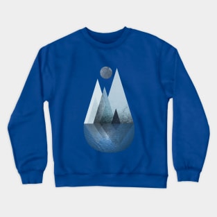 Nordic Mountain Reflection Crewneck Sweatshirt